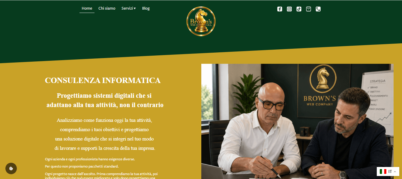 Sito web aziendale e presenza digitale