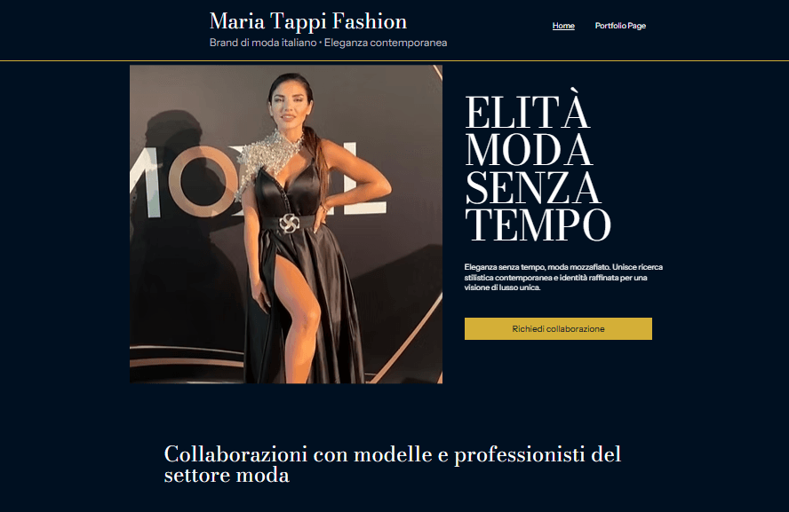 Concept digitale – Maria Tappi Fashion